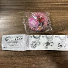 パワーパフガールズ 　スプリングゴムキーホルダー B ピンク