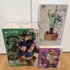 ジョジョ 1番くじ スティールボールラン a.b.e.f賞セット おまけ付き