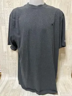 【Champion】XLT Tシャツ チャコールグレー 刺繍ロゴ ゆるだぼ
