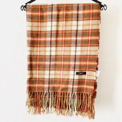 COMME CA ISM 大判　ストール　チェック