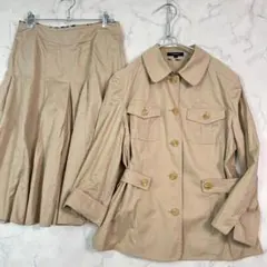 バーバリーロンドン セットアップスーツ ハニーベージュ ノバチェック B0576