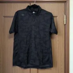 新品タグ付き　DESCENTE ブラック Lサイズ ポロシャツ