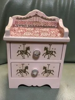 ☆大特価☆木製ピンクのミニキャビネット