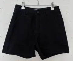 ブラックデニムショートパンツ