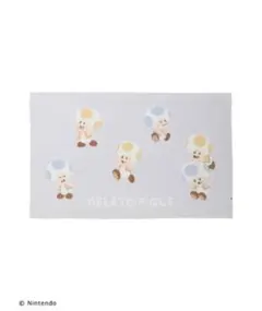ジェラートピケ】スーパーマリオ キノピオ&ヨッシー ブランケット