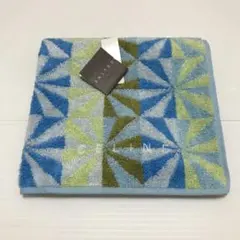 CELINE 幾何学模様 タオル地ハンカチ