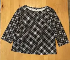 バーバリー　ブラックチェック　 レディース フリーサイズ　七部袖　黒