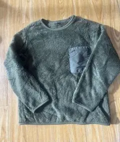 ユニクロ ボアフリース カーキ 140