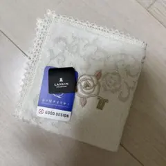 【新品・未使用】ランバンオンブルー タオルハンカチ JLロゴのサムネイル
