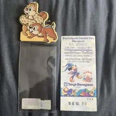 チップとデール チケットホルダー