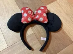 【24時間以内発送】カチューシャ ディズニー ミニーマウス ミニー スパンコール