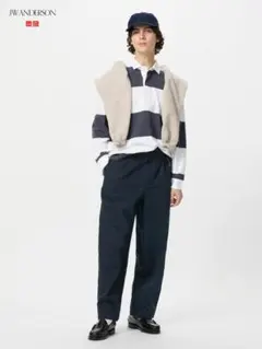 JW ANDERSON_UNIQLO タックワイドチノ　76インチ