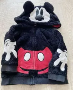 H&M ミッキーマウス フリースパーカー 12-18M