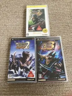 【PSP 】a-1 モンスターハンター ポータブル 2nd G 3rd 　セット