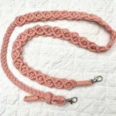 長さ調節可　カラーオーダー承ります　スマホショルダー　スマホストラップ　マクラメ