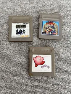ゲームボーイソフト BATMAN スーパービックリマン　カービィ
