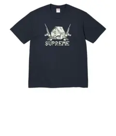 SUPREME Tシャツ ビッグロゴ 94 冠 ネイビー L - メルカリ