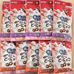 銀のスプーン クリームどーにゃつ 2種セット（かつお味・まぐろ入りチキン味10袋