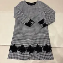 千鳥格子　ワンピース