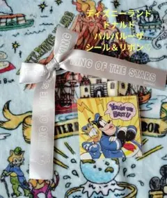 ディズニーランド♡ドナルド パルパルーザ シール＆リボン