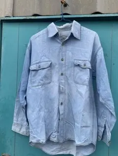 古着STONE ISLAND デニムシャツ ライトブルー M