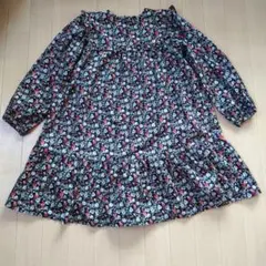 ANY KIDS　花柄　長袖　ワンピース　M（120~130）
