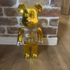 BE@RBRICK HEART GOLD Ver. 400% & 100% - メルカリ