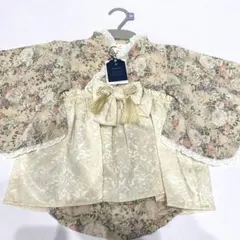 【新品未使用】 ベビー袴 袴ロンパース 女の子 コトリ バースデイ 80cm