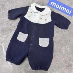 2way男の子用ドレスオール 50〜60cm 襟付きロンパース　moimoi