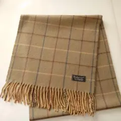 ●BURBERRY チェック カシミヤマフラー