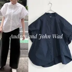 Audrey and John Wad バルーンスリーブイレギュラーヘムシャツのサムネイル