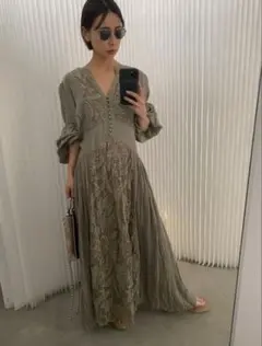 アメリ MEDI FOREST EMBROIDERY DRESS S ベルト有 - メルカリ