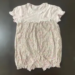日本製　SiShuNon シシュノン　花柄 ロンパース さくらんぼ刺繍　80cmのサムネイル