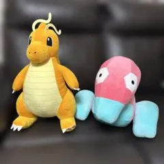 ポケモン カイリュー ポリゴン めちゃもふぐっと ぬいぐるみ 2体セット