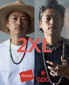 【2枚組】Hanes × GDC BEEFY-TクルーネックTシャツ　2XLのサムネイル