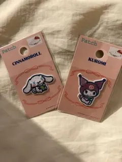 サンリオ ワッペン クロミ シナモロール ドリンク