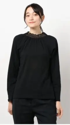 サマンサモスモス　新品タグ付き　カットソー　長袖　レース