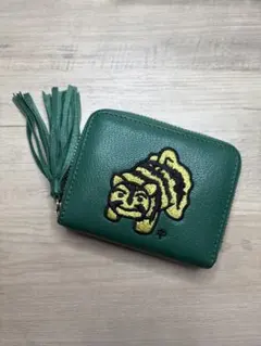 虎屋ういろ×perche(ペルケ)×earジャバラ二つ折り財布 ブラック 黒色
