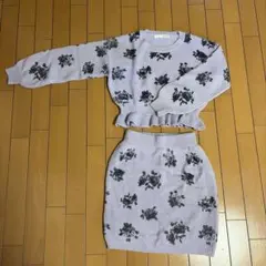 ROYAL PARTY 花柄ニットセットアップ