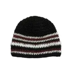 ストライプデザイン ニット帽