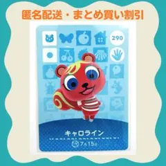 【匿名配送】amiibo キャロライン あつまれどうぶつの森