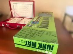 麻雀牌 麻雀マット セット AMOS ジャンクマット未使用 点棒付き