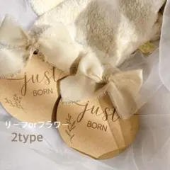 ジャストボーン　ニューボーンフォト　レターバナー　月齢フォト　justborn