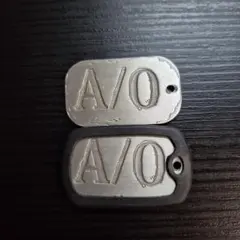 GANGSTA.　A/Oデザイン ドッグタグ 2個セット