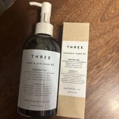 新品未使用 THREE ハンド＆アーム ウォッシュ＆クリーム セットのサムネイル