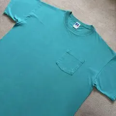 90s USA製 ラッセルアスレティック HIGH Cotton ポケットT 緑