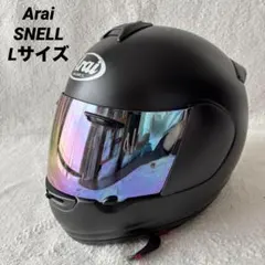 Arai アライ フルフェイス SNELL Lマットブラック ミラーシールド 黒のサムネイル