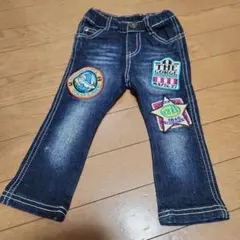 JUNK STORE 刺繍デニムパンツ 90