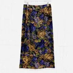 タイトロングスカート グリーン