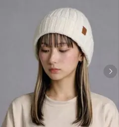 CALIFORNIA OUTFITTERS ニット帽　アイボリー　フリーサイズ